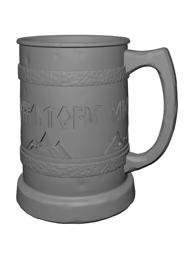 3D model for Create a tavern mug fit for dwarves in lord of the rings that can hold 20oz