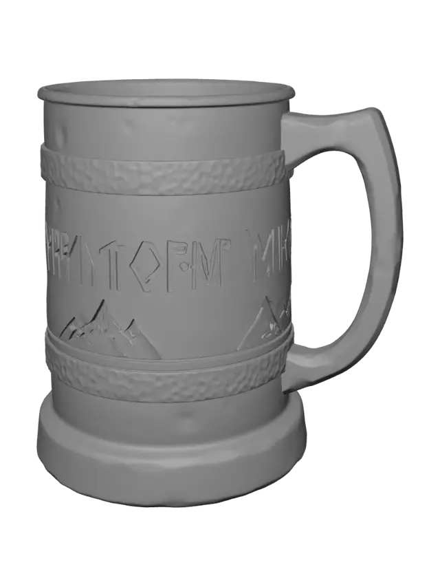 3D model for Create a tavern mug fit for dwarves in lord of the rings that can hold 20oz