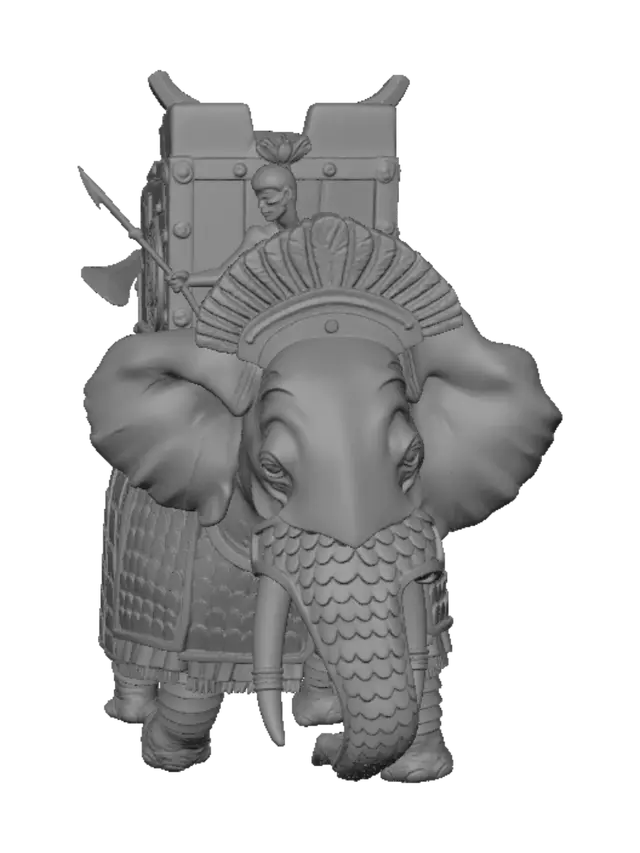 3D model for Siege Elephant of the Golden Fort