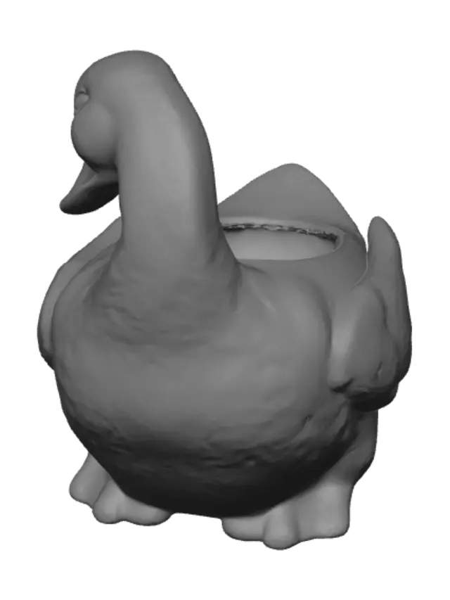 3D model for Hollow Duck Vessel