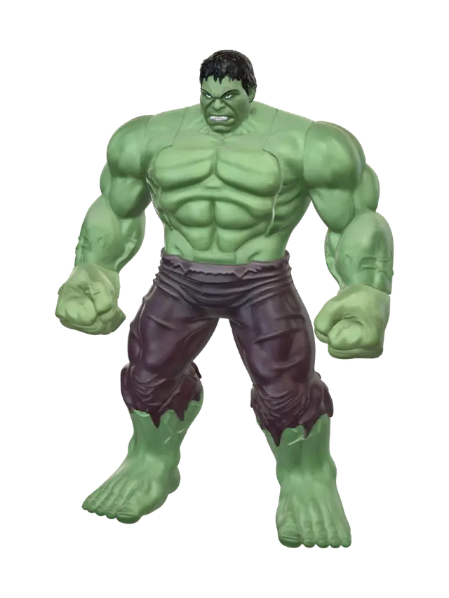 3D model for Hulk Action Figure