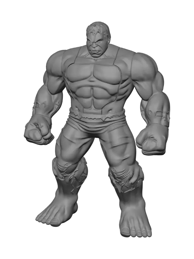 3D model for Hulk Action Figure