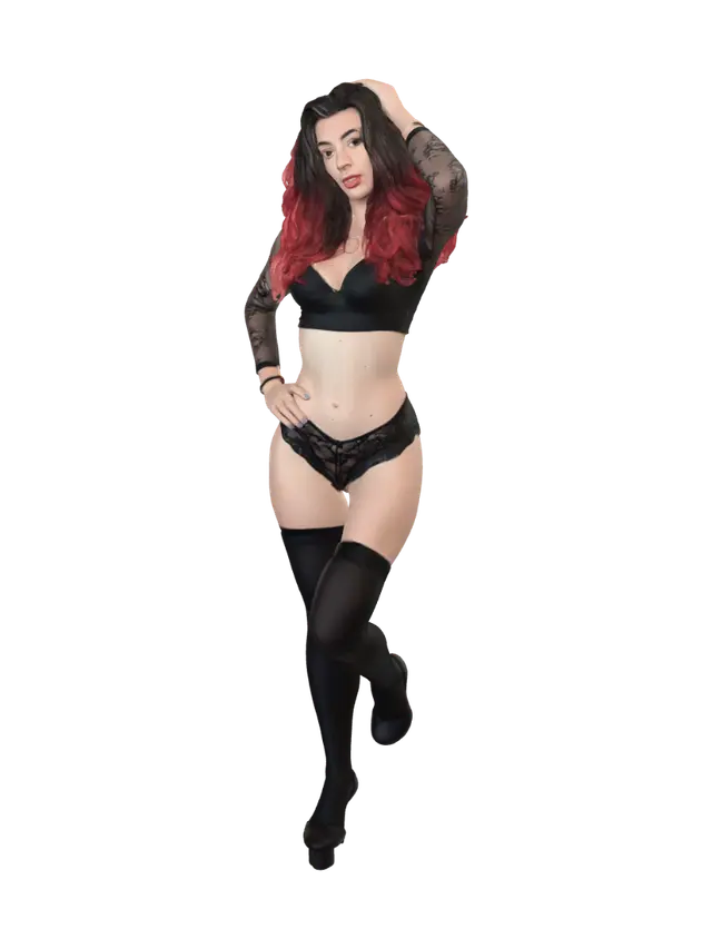3D model for Crimson Waves in Lace
