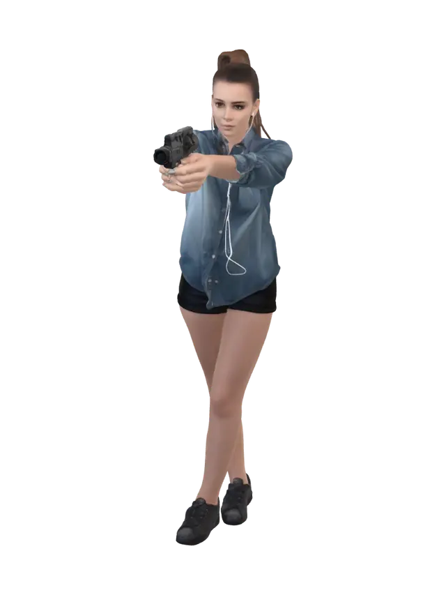 3D model for Through the Barrel