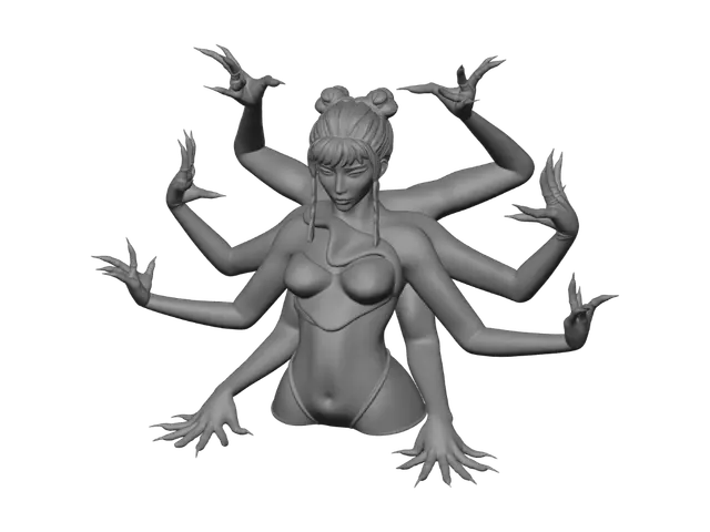 3D model for Prismatic Goddess of Many Arms