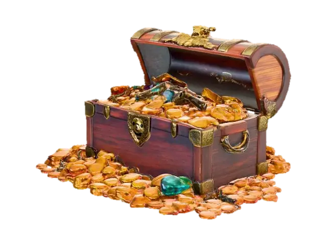 pirate treasure - Loot 3D model, vytvořený pomocí AI