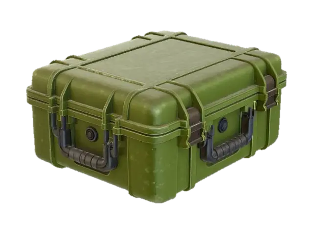 weapon case 3D model, vytvořený pomocí AI