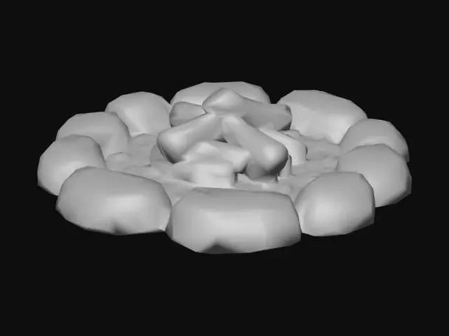 3D model for Stone Circle Campfire