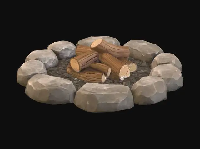 3D model for Stone Circle Campfire