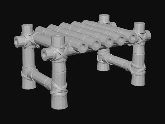 3D model for Bamboo Platform