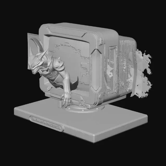 3D model for Dragon in the 3D Printing Pipeline