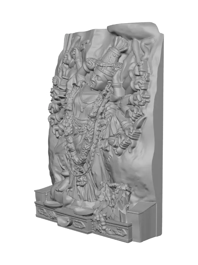 3D model for Vibrant Goddess Shrine