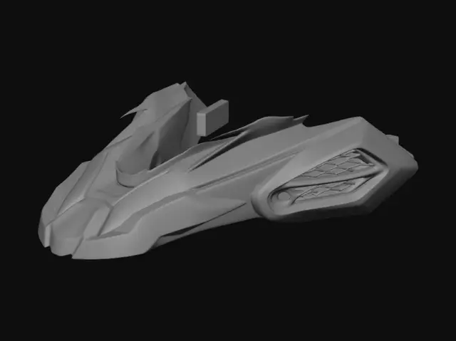 3D model for Sci-Fi Helmet Vent Module