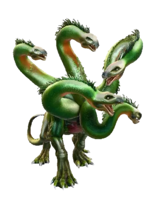 Jungle Hydra 3D model, vytvořený pomocí AI