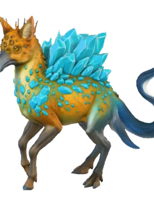 Crystalback Chimera - Rofl 3D model, vytvořený pomocí AI