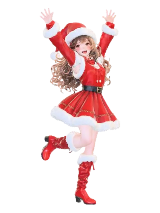 Lucy - Official Bringer of Holiday Cheer - Girls 3D model, vytvořený pomocí AI