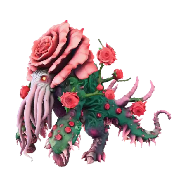 Flower of Pain - Whose scent causes nightmares - Rofl 3D model, vytvořený pomocí AI