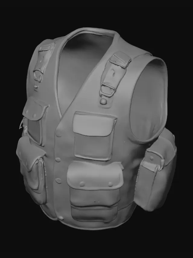 3D model for 紅十字會背心制服