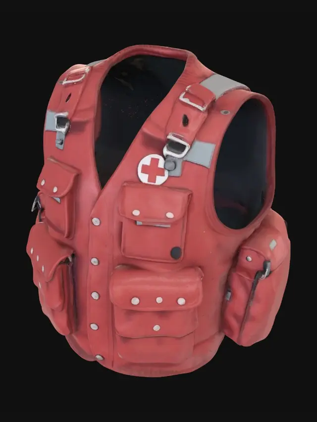 3D model for 紅十字會背心制服