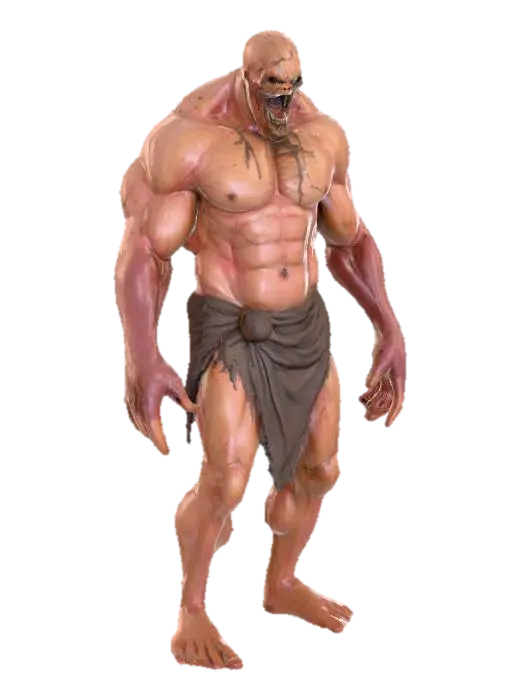 80'S ACTION MOVIE STYLE, A HULKING CANNIBAL MUATNT HUMANOID , DIRTY , SHREADED HOOD ,… - Scars 3D model, vytvořený pomocí AI
