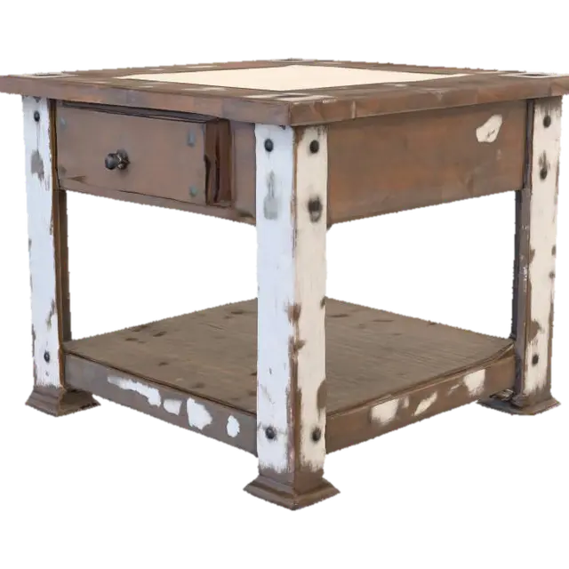 3D model for 80'S DISTOPIAN , A BATTERED DECAYING ENDTABLE