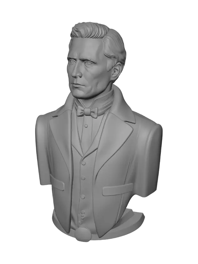 3D model for Portrait of a 19th-Century Gentleman