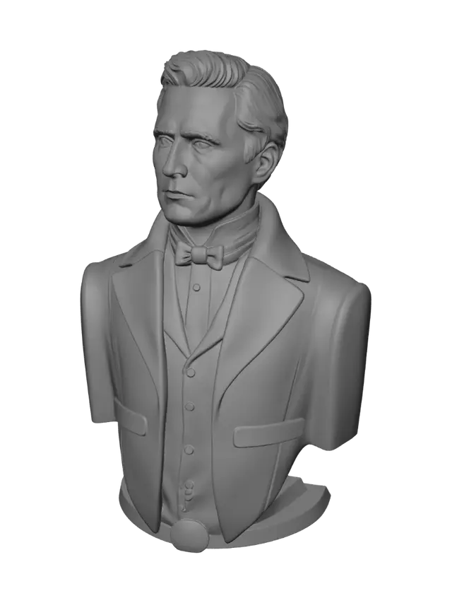 3D model for Portrait of a 19th-Century Gentleman