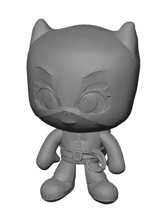 3D model for Catwoman Plush Toy