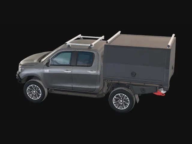 3D model for Utility truck with service canopy