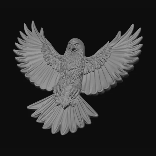 3D model for All-Seeing Raven
