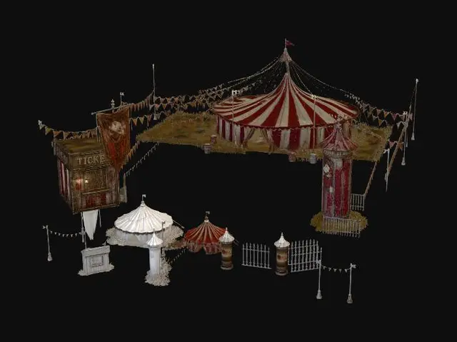 3D model for Desolate Midnight Circus