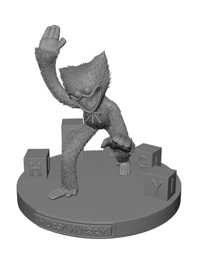 3D model for Huggy Wuggy