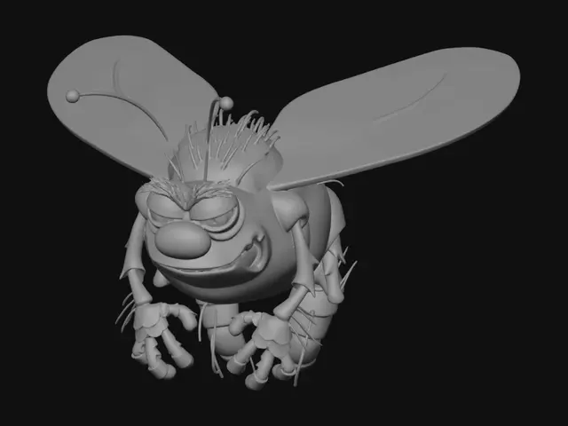 3D model for Angry Winged Beetle