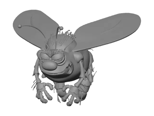3D model for Angry Winged Beetle