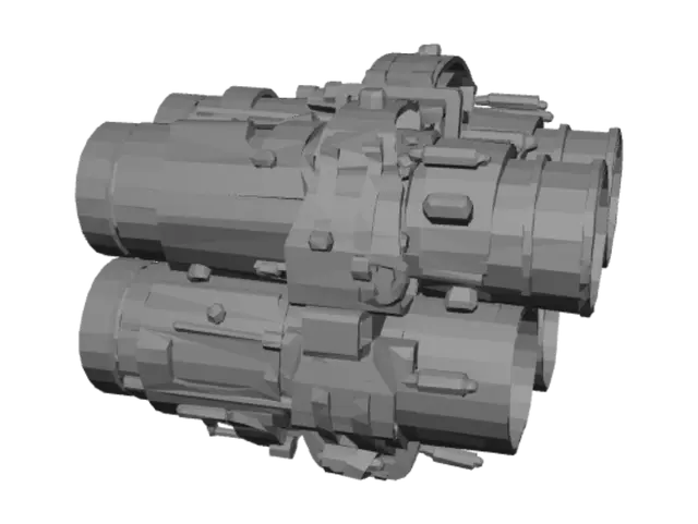 3D model for QuadraJet Engine