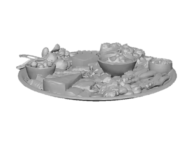 3D model for Gourmet Charcuterie Board