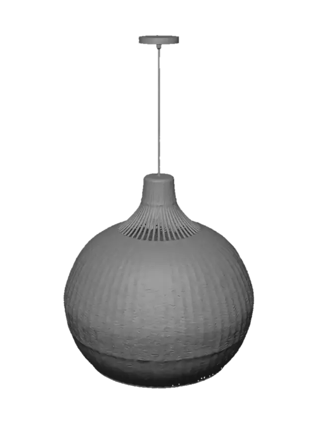 3D model for Rattan Globe Pendant