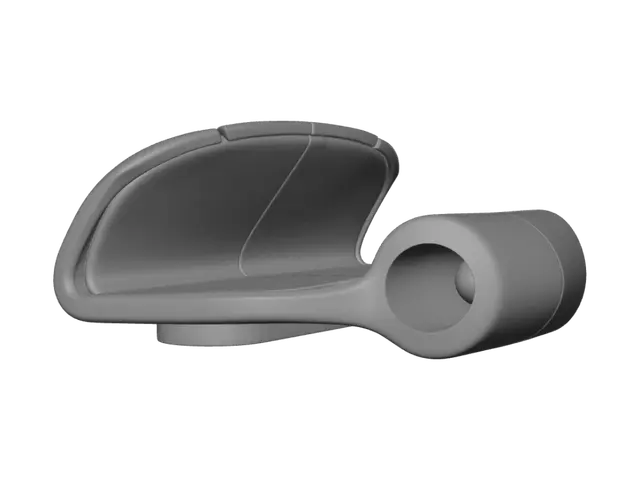 3D model for Plastic clip