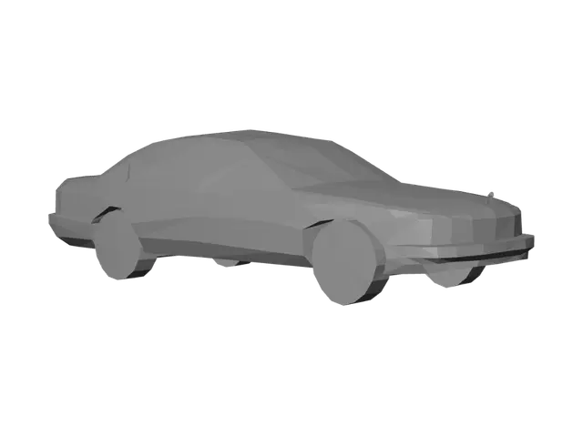 3D model for Chevrolet Caprice 1993 with neutral background