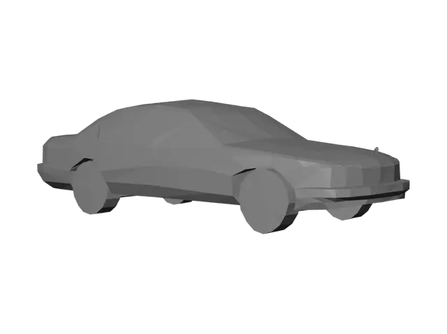 3D model for Chevrolet Caprice 1993 with neutral background
