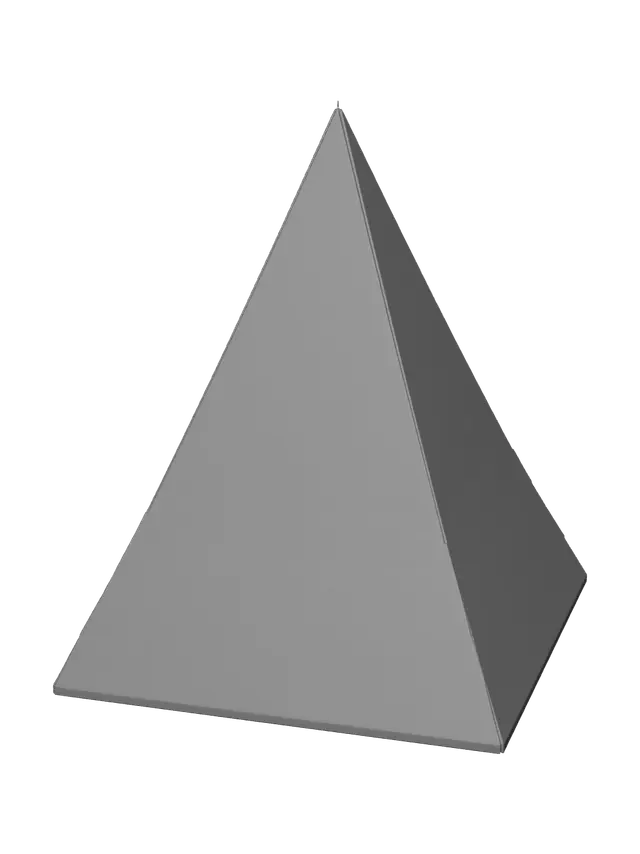 3D model for Low-Poly Pentagonal Pyramid