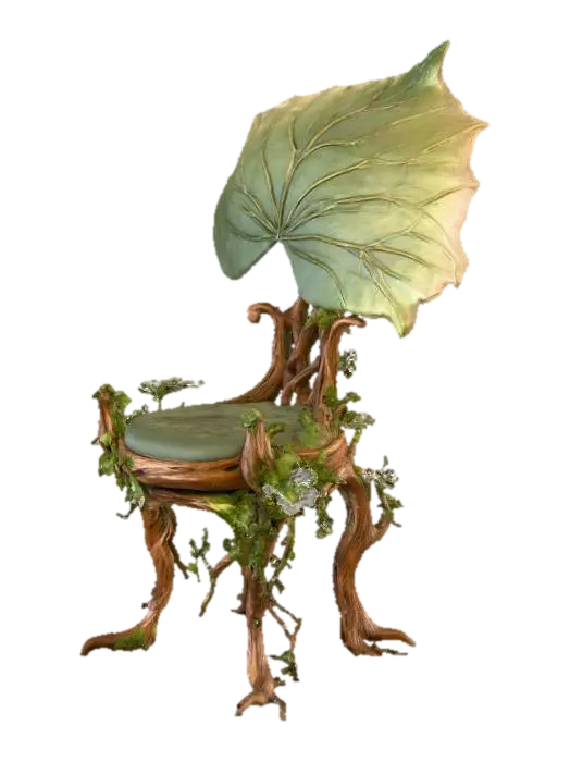 Verdant Throne - Lush 3D model, vytvořený pomocí AI