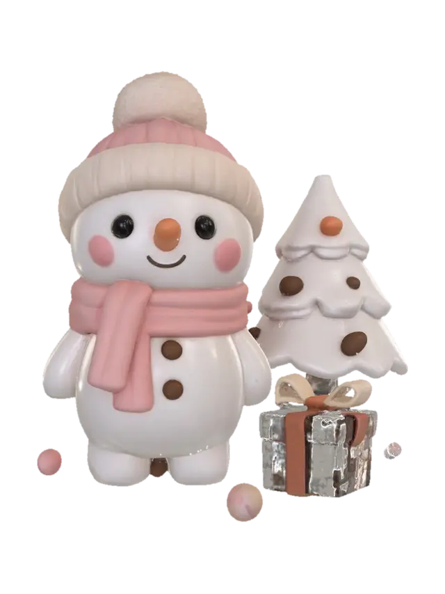 3D model for Pastel Winter Wonderland