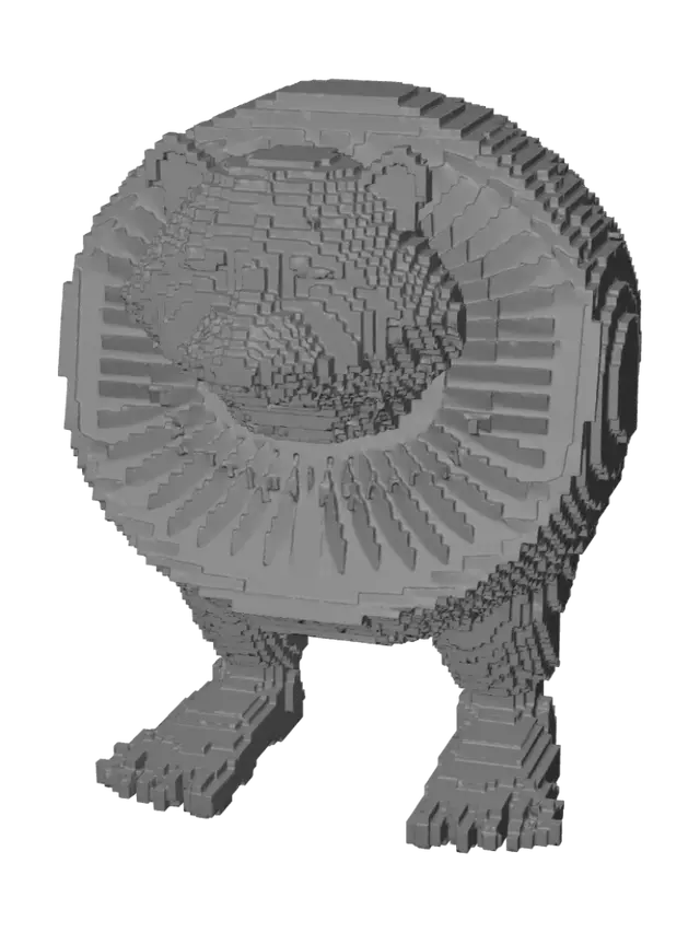 3D model for Kiwi Raccoon