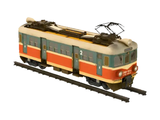 Desert Rail Journey - Poland 3D model, vytvořený pomocí AI