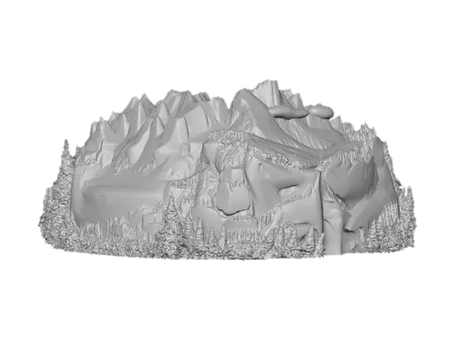 3D model for Autumn Cascade