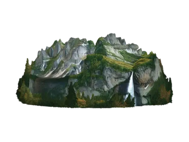 3D model for Autumn Cascade