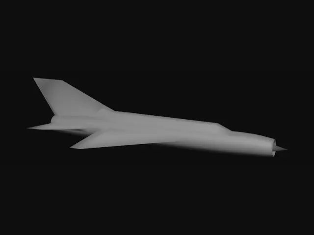 3D model for MiG21_Mk1(1)