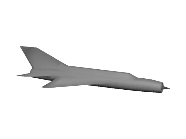 3D model for MiG21_Mk1(1)