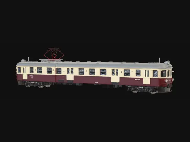 3D model for Polish PKP EN57 EMU on the rails